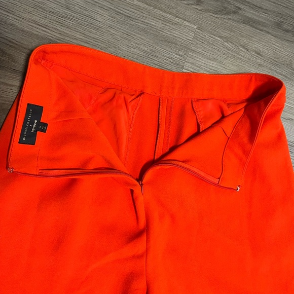 Michael Costello Revolve Red Wide Leg Flare Pants Valentines Size M. P64 - Picture 5 of 6